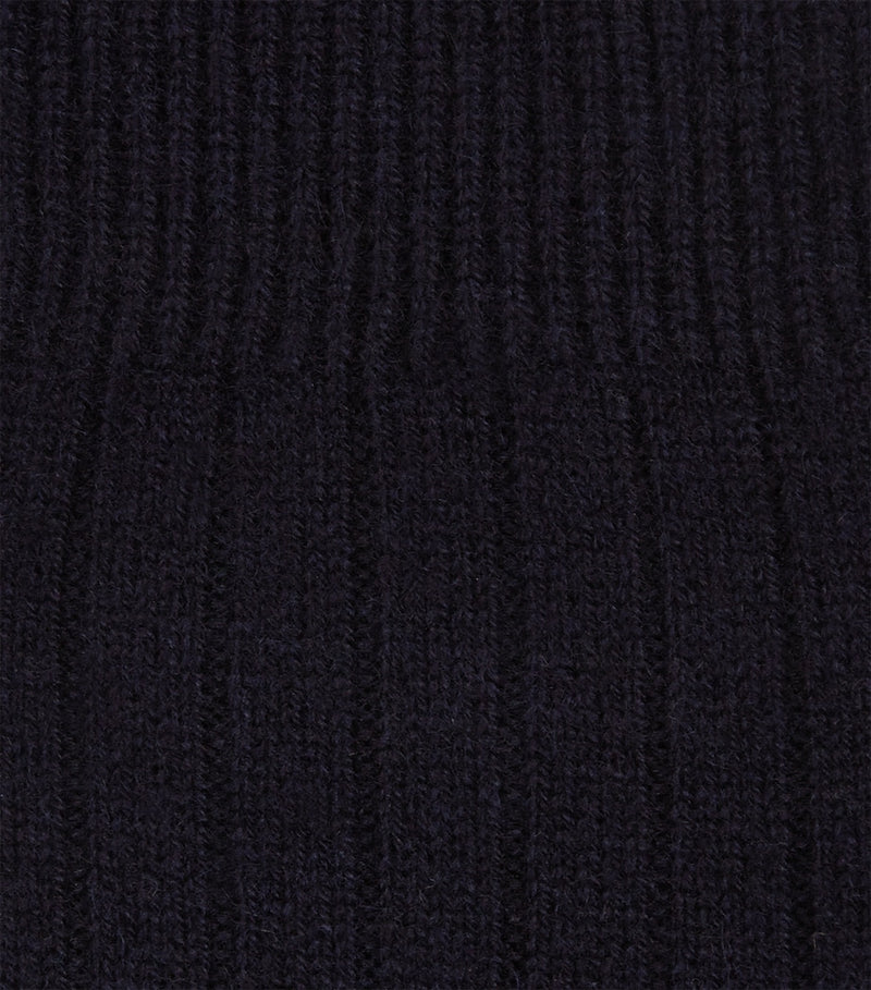 Pantherella cashmere-blend short socks navy, imported from the UK