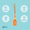 TePe EasyPick interdental brushes XS/S 36 count (British brand)