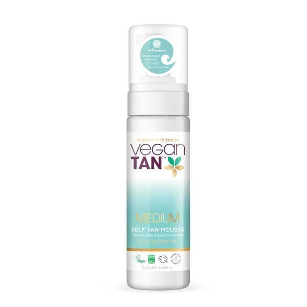 Vegan Tan self tan mousse medium 150ml (British brand)