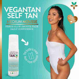 Vegan Tan self tan mousse medium 150ml (British brand)