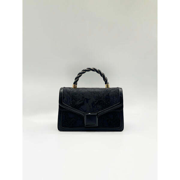 SVNX black embellished stachel bag small crossbody, UK version