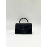 SVNX black embellished stachel bag small crossbody, UK version