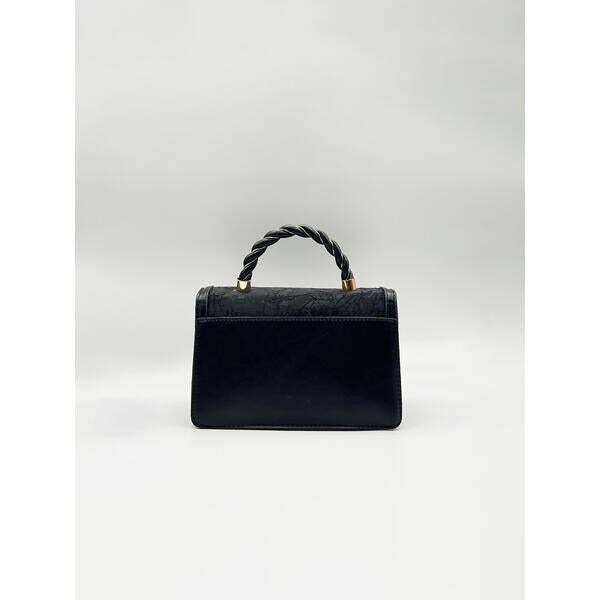 SVNX black embellished stachel bag small crossbody, UK version