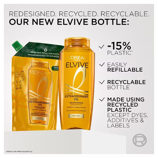 L'Oréal Paris Elvive Extraordinary Oil Shampoo 250ml, UK version