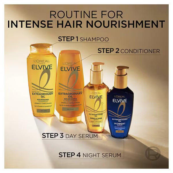 L'Oréal Paris Elvive Extraordinary Oil Shampoo 250ml, UK version