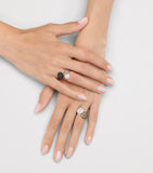 Pomellato Sabbia diamond ring in rose gold - British product