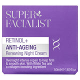 Super Facialist Retinol+ Anti-Ageing Renewing Night Cream 50ml All Sainsburys   