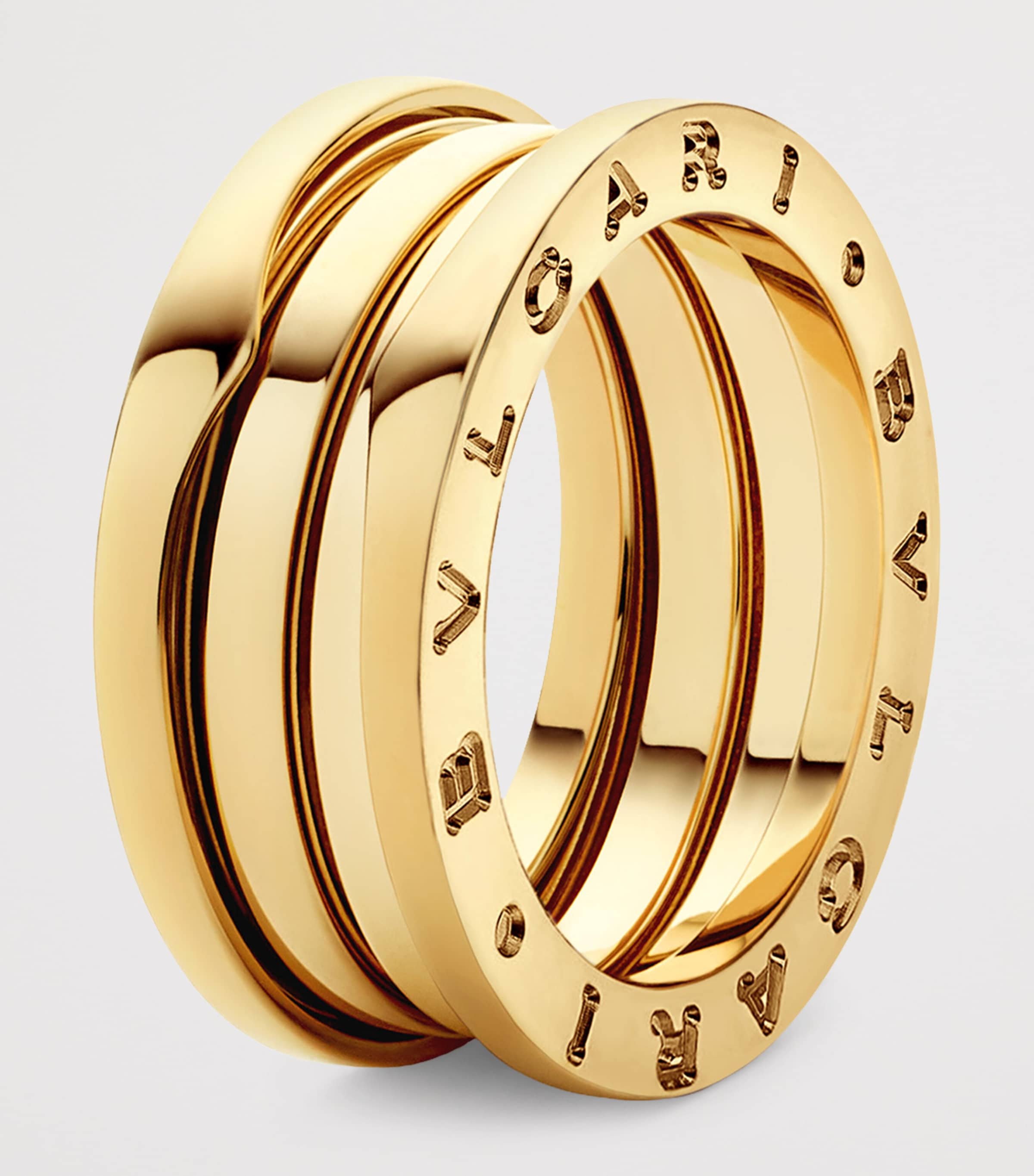 Bvlgari B.zero1 three-band ring 18kt yellow gold - British product
