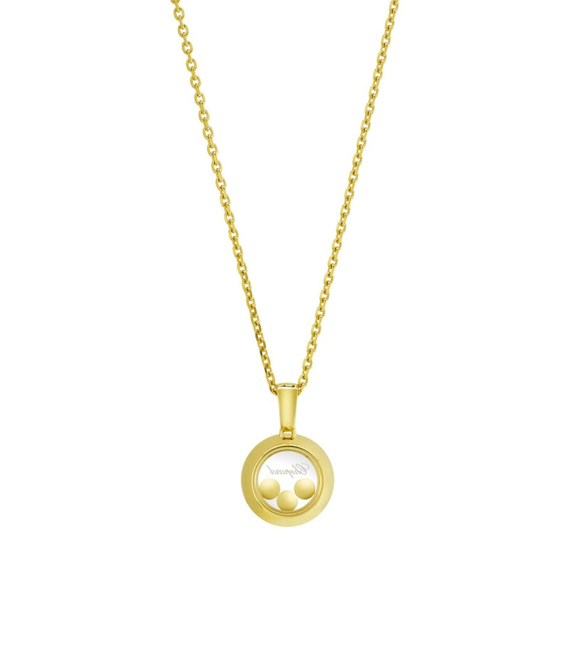 Chopard Happy Diamonds pendant necklace yellow gold diamond, UK version