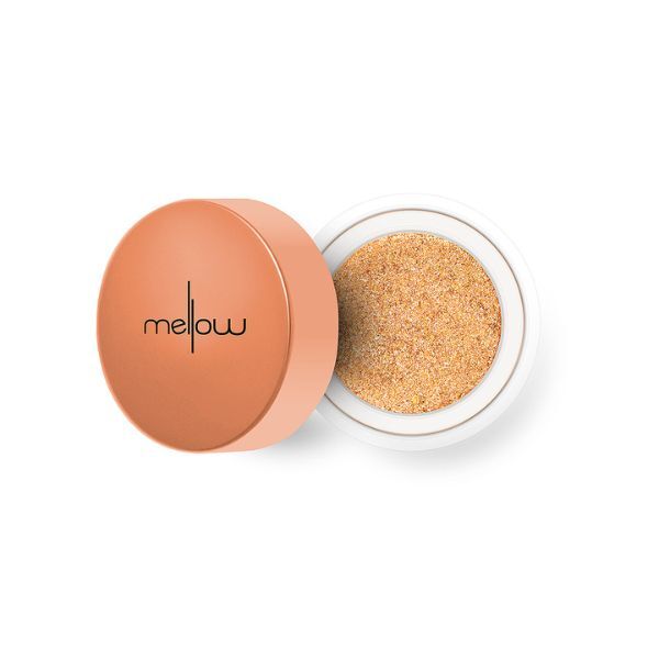 Mellow Cosmetics Glitter Chrome Eyeshadow Golden Glow 3g GOODS Superdrug   