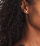 Suzanne Kalan rose gold diamond earrings, imported from the UK