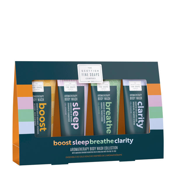 Scottish Fine Soaps aromatherapy travel set 4x75ml, imported from the UK