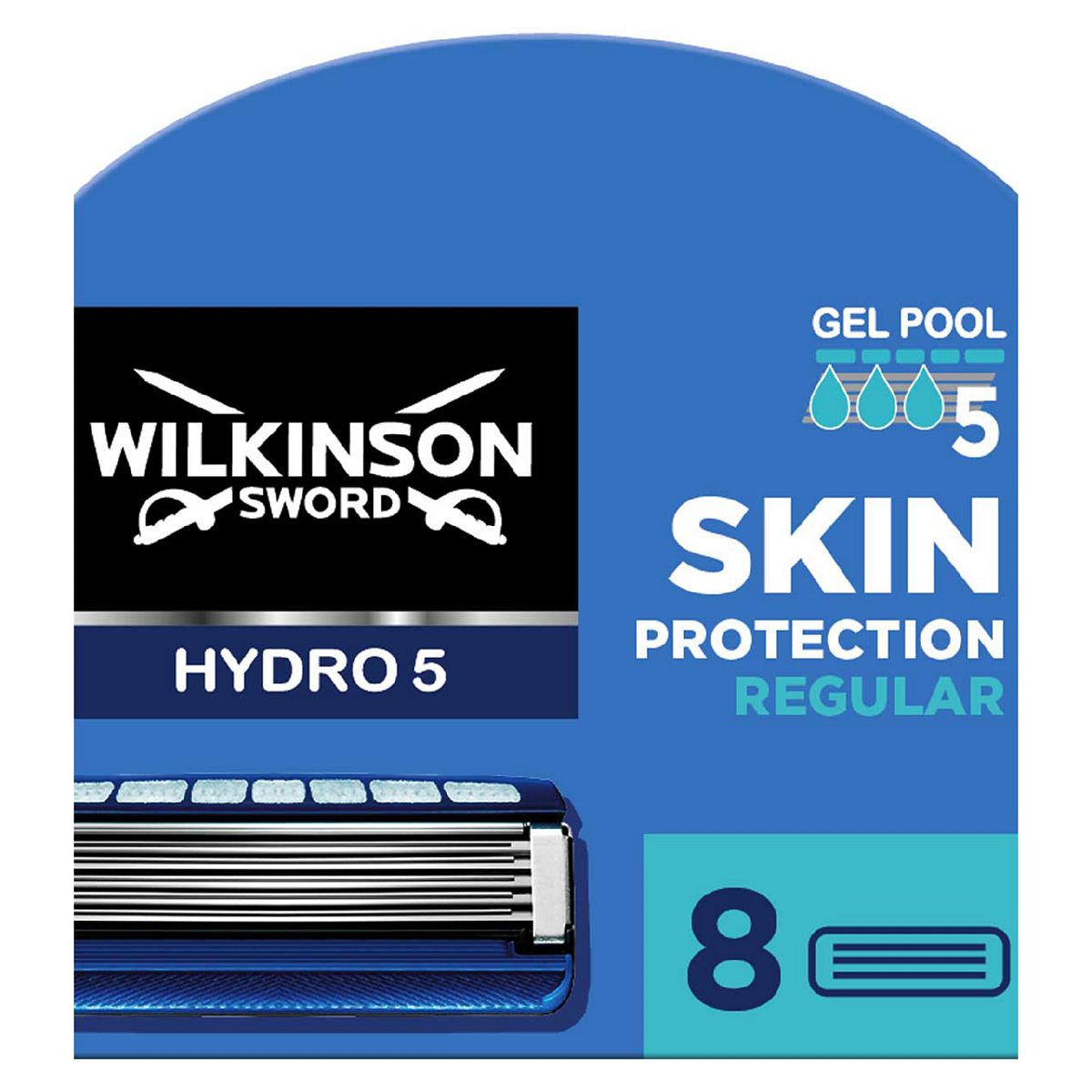 Wilkinson Sword Hydro 5 Skin Protection Men's Razor Blade Refills x 8 GOODS Boots   