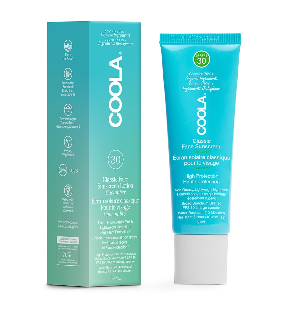 COOLA face sunscreen cucumber 50ml - British product