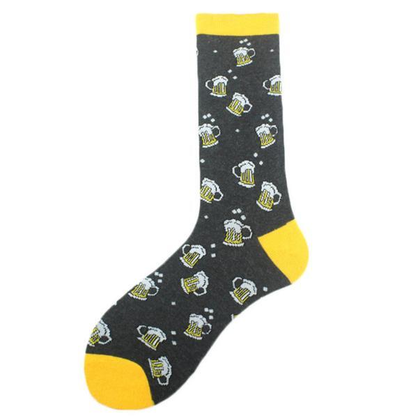 Cozy Noxxiez black beers socks unisex one size, UK version