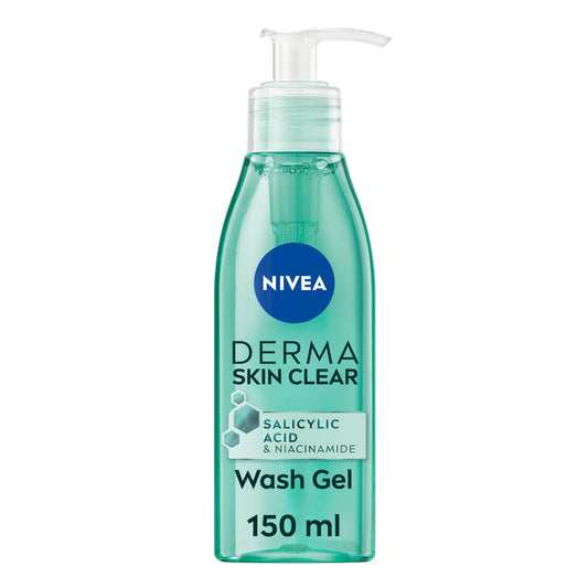 Nivea Derma Skin Clear Face Wash Gel 150ml GOODS Sainsburys   