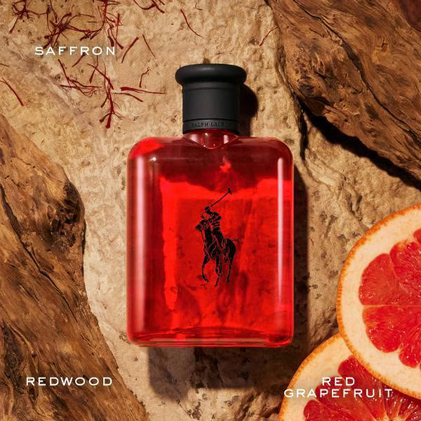 Ralph Lauren Polo Red Eau de Toilette 75ml, imported from the UK
