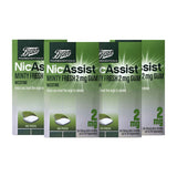 Boots NicAssist Minty Fresh 2 mg Gum - 4 x 105 Pieces Bundle GOODS Boots   