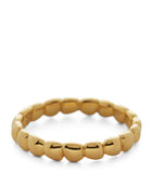 Monica Vinader gold vermeil Nura teardrop ring, imported from the UK