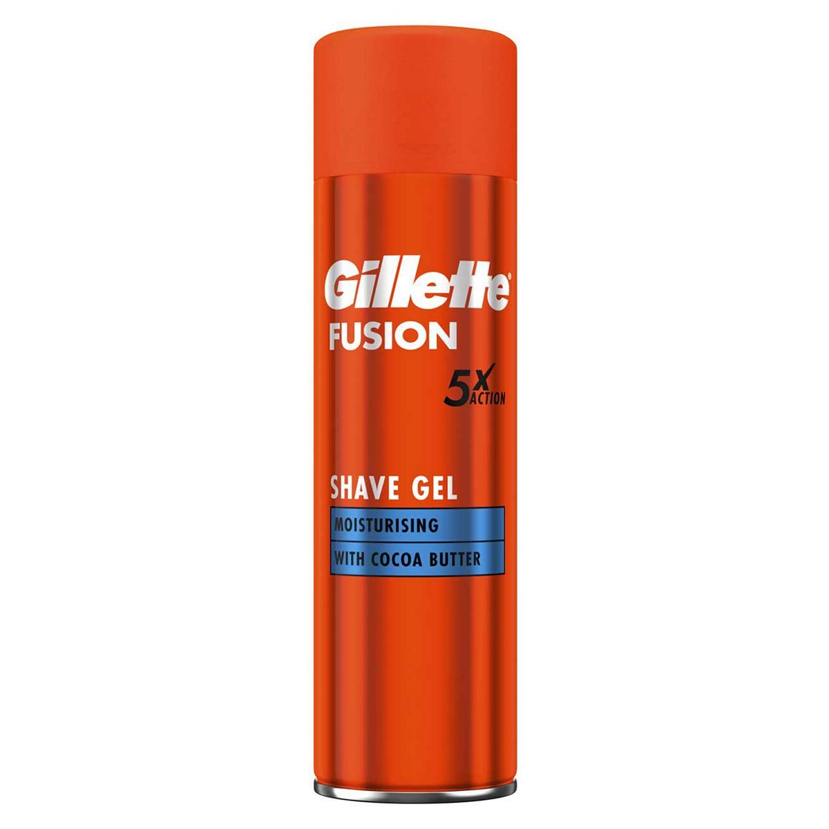 Gillette Fusion Moisturising Shave Gel for Men with Cocoa Butter, 200ml Men's Toiletries Boots   