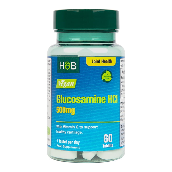 Holland & Barrett Vegan Glucosamine 500mg 60 Tablets GOODS Holland&Barrett   