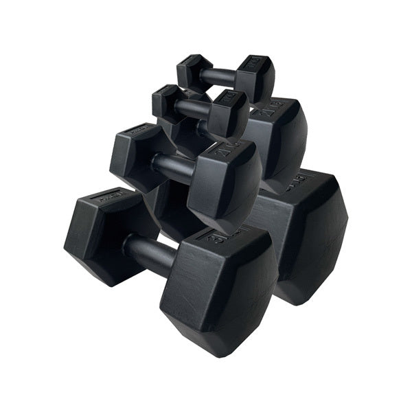 HXGN hex dumbbell set 12kg - British product