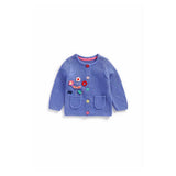 Blue Flower Knitted Cardigan GOODS Boots   