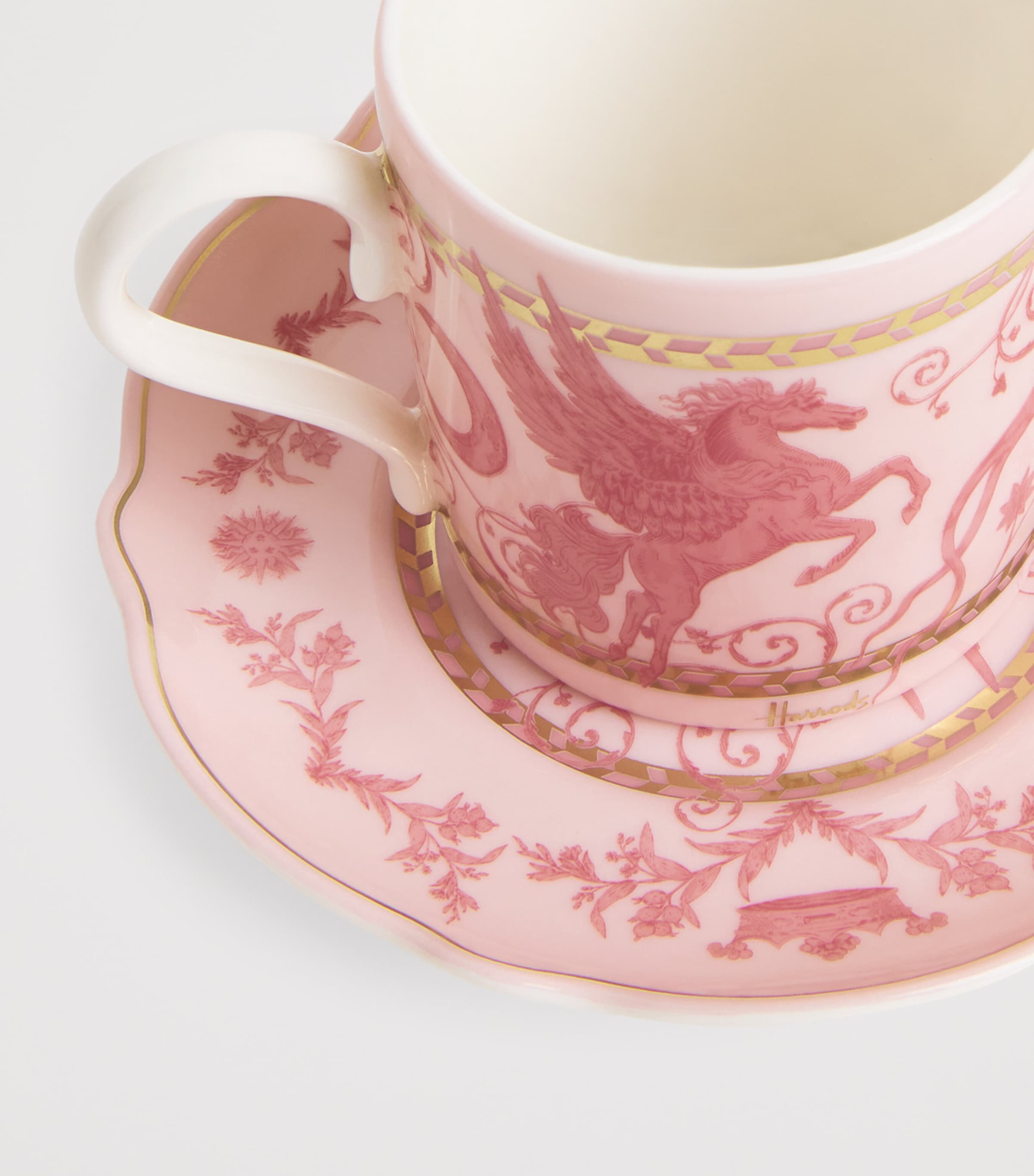 Harrods Menagerie espresso cup and saucer, UK version