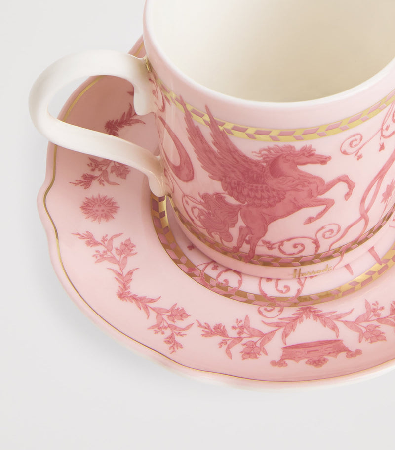 Harrods Menagerie espresso cup and saucer, UK version