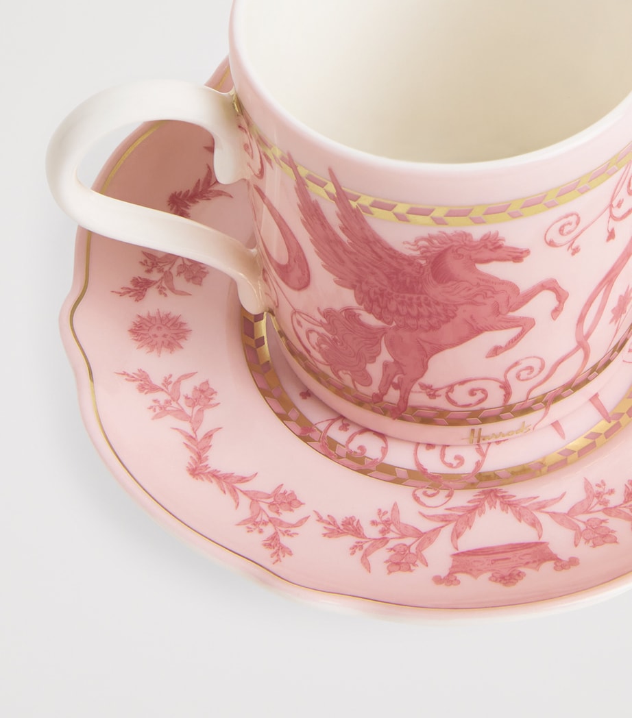 Harrods Menagerie espresso cup and saucer, UK version