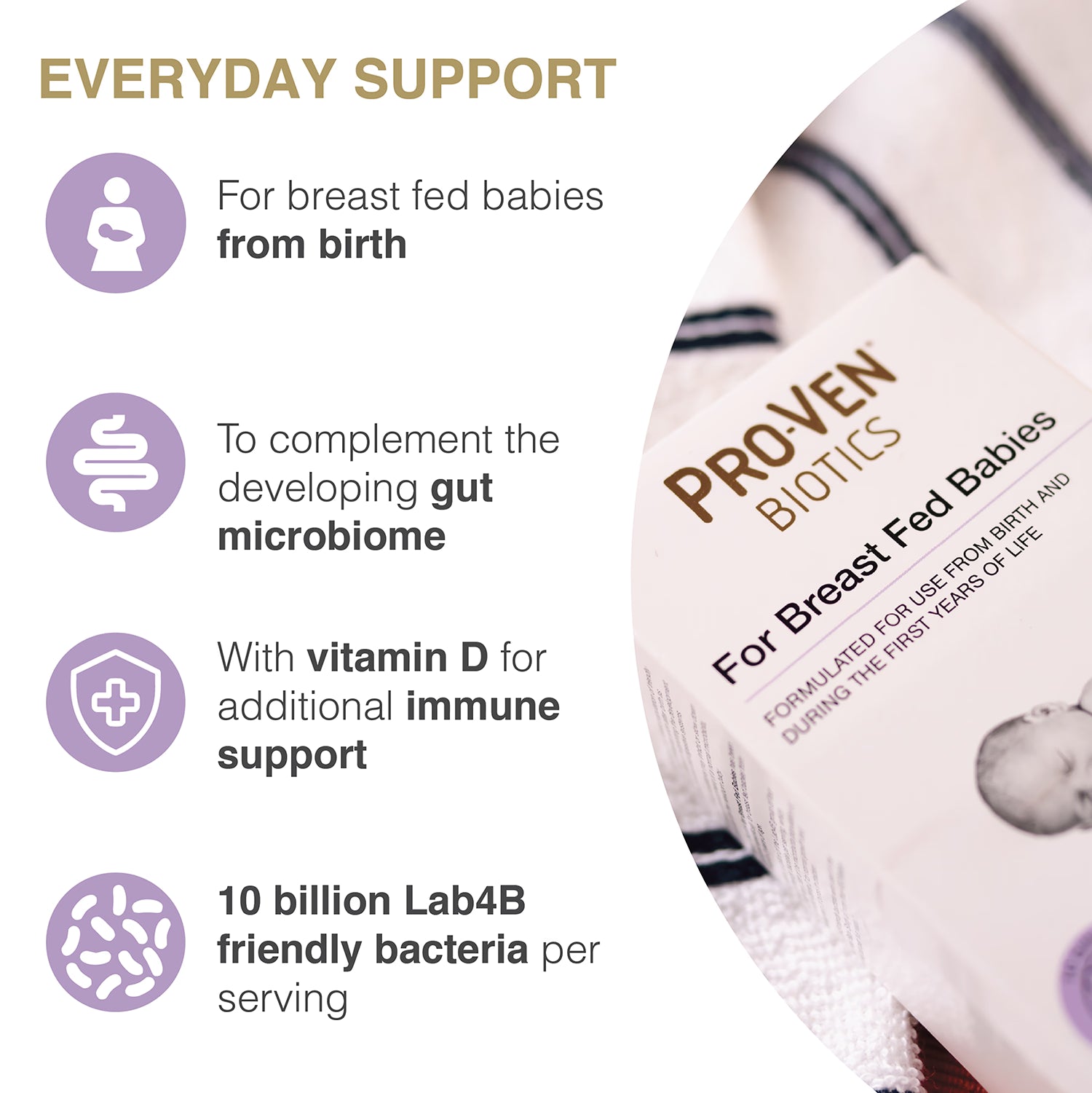 Pro-Ven infant probiotic supplement for breastfed babies 6g (British brand)