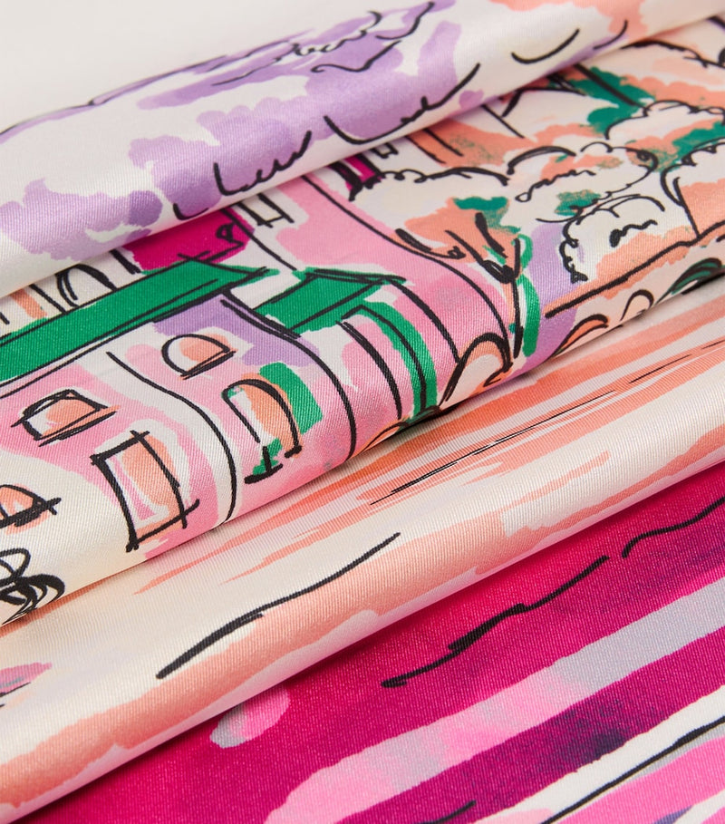 Weekend Max Mara silk scarf lake print 90cm - British product