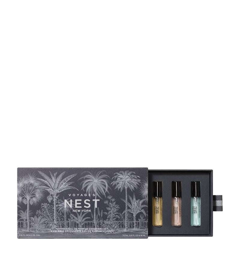 NEST New York VOYAGES eau de parfum discovery set 6 x 3ml, imported from the UK