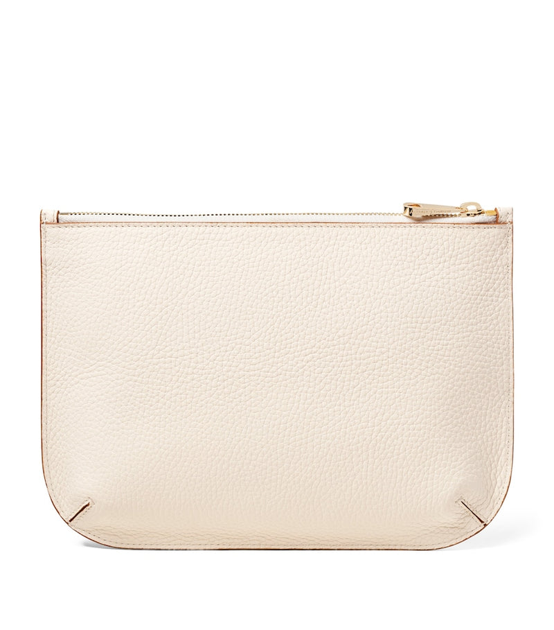 Aspinal of London Ella Large leather pouch, imported from the UK