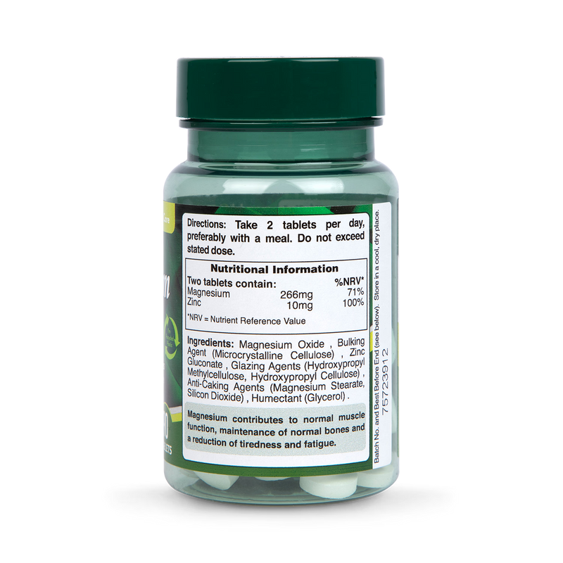 Holland & Barrett Magnesium Zinc Tablets 90 count, UK version