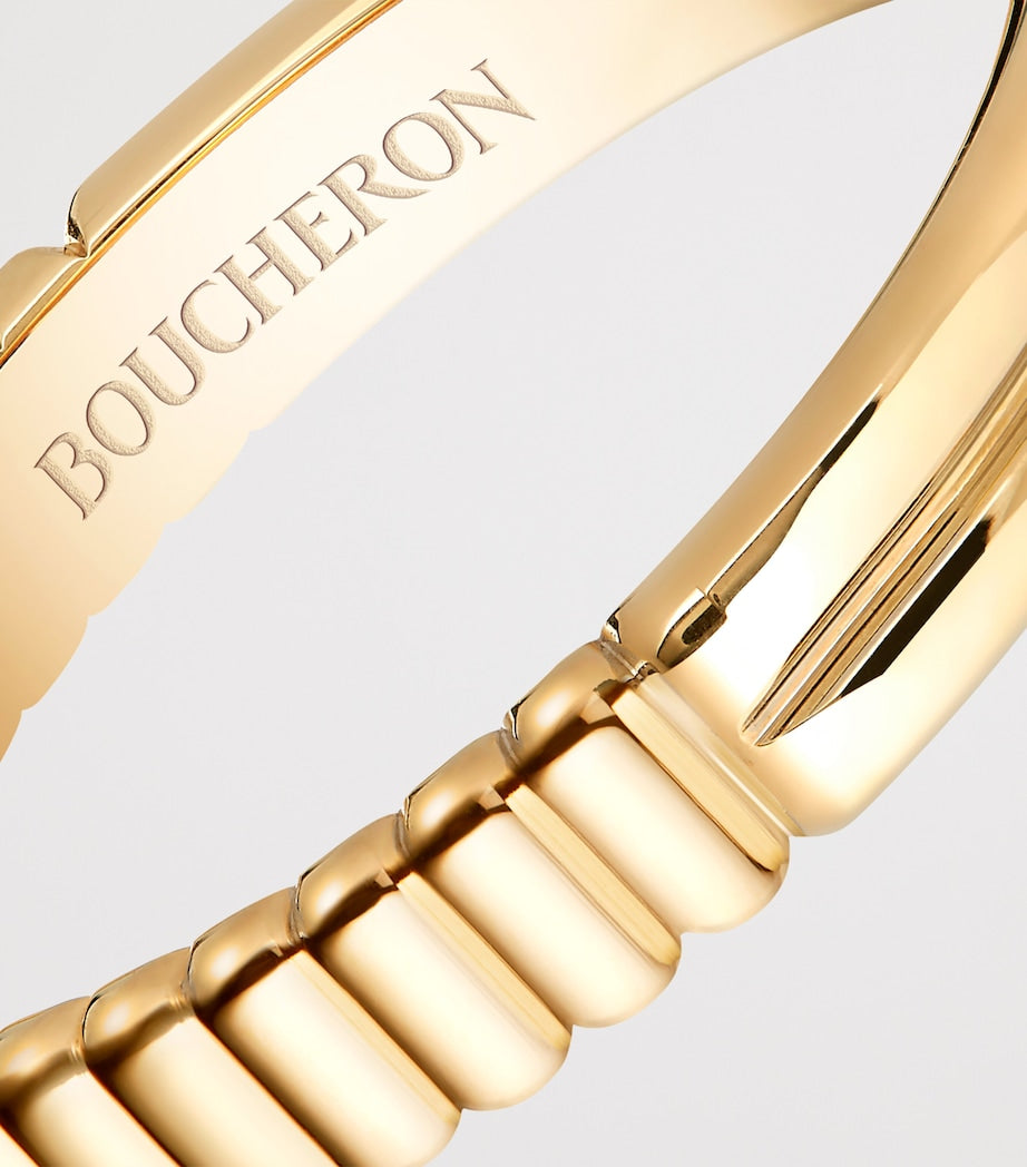 Boucheron Quatre Radiant Edition wedding band 18kt yellow gold, UK version