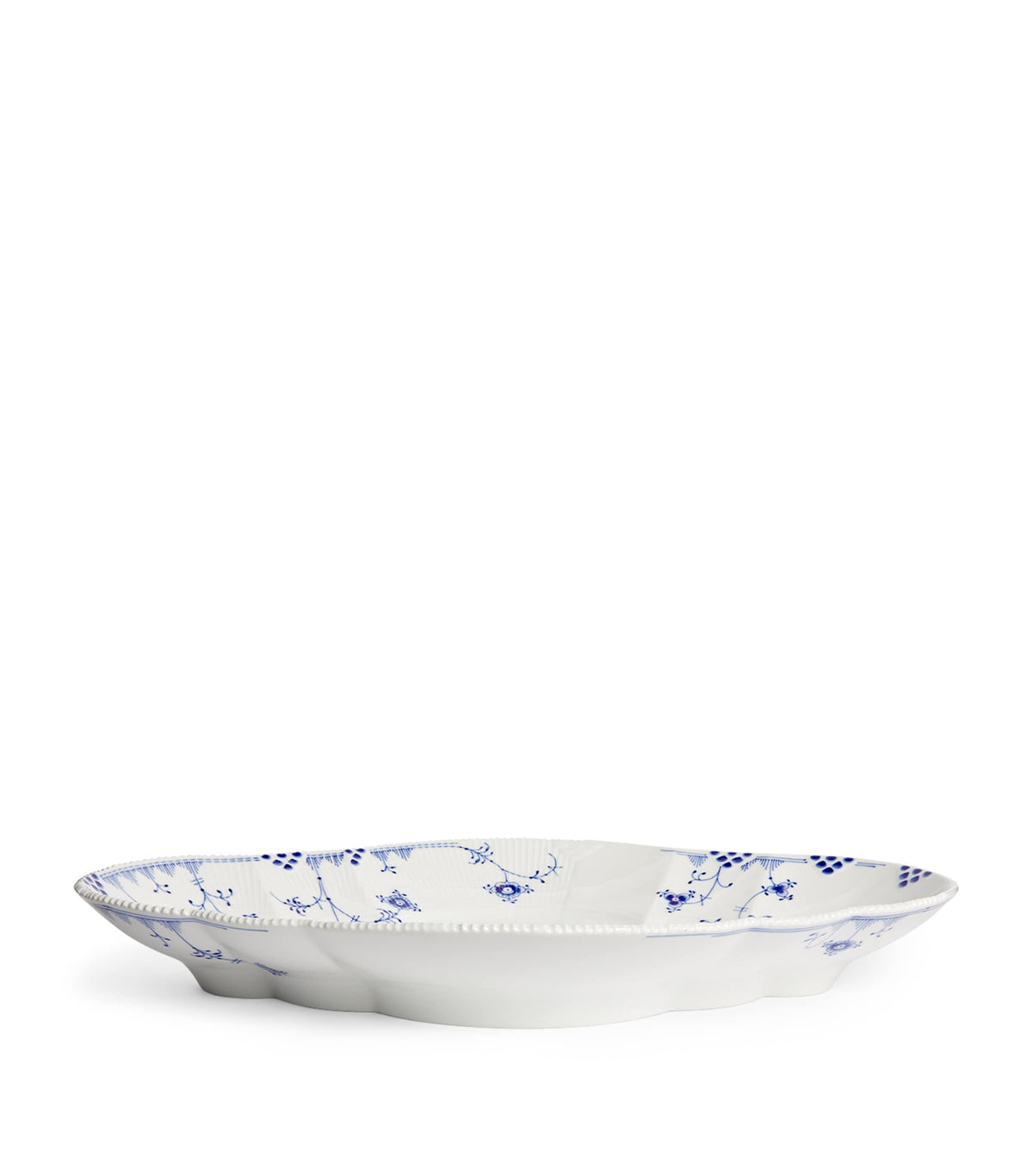 Royal Copenhagen Blue Elements porcelain dish 46cm, imported from the UK