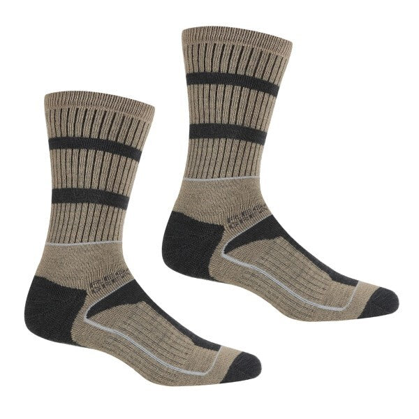 Regatta Mens Samaris 3 Season Socks (Pack of 2) (9-12)