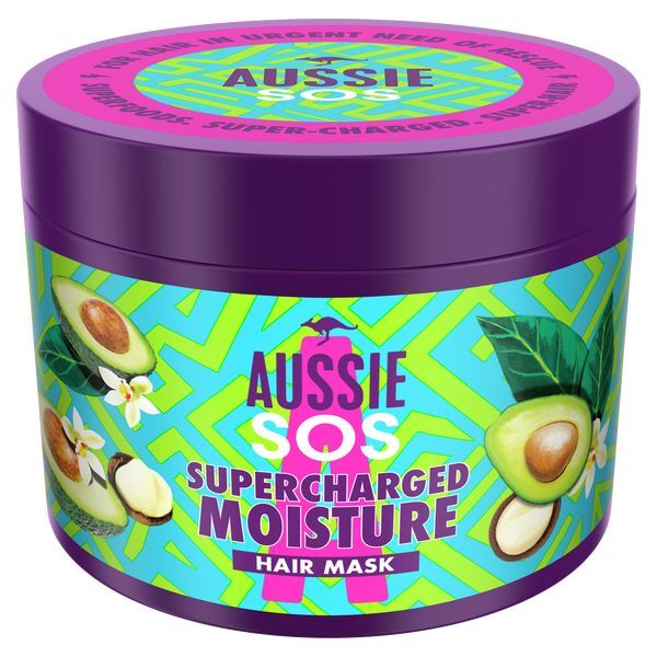 Aussie SOS Supercharged Moisture Vegan Hair Mask, 450ml