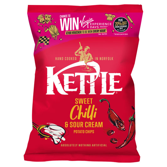 Kettle Chips Sweet Chilli & Sour Cream Sharing Crisps 130g Sharing crisps Sainsburys   