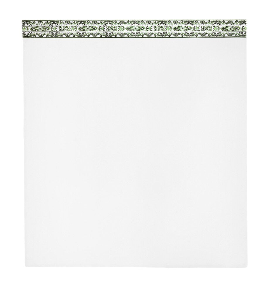 Dolce&Gabbana Casa cotton Majolica king flat sheet 260cm x 280cm - British product