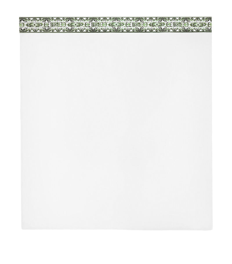 Dolce&Gabbana Casa cotton Majolica king flat sheet 260cm x 280cm - British product
