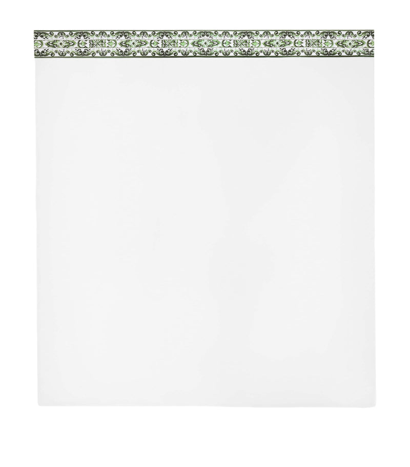 Dolce&Gabbana Casa cotton Majolica king flat sheet 260cm x 280cm - British product