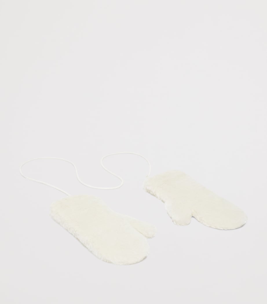 Max Mara alpaca wool silk gloves, Italian luxury accessories (British brand)