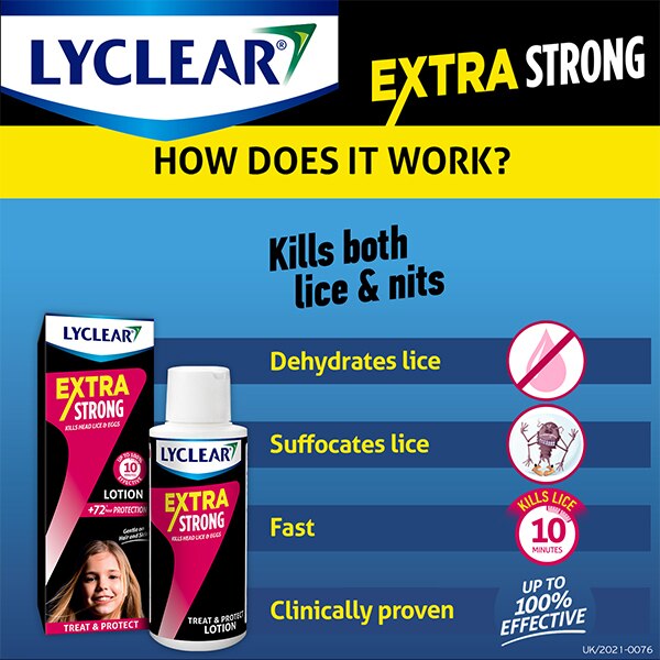 Lyclear Extra Strong Treat & Protect Lotion 100ml GOODS Superdrug   