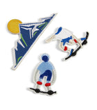 Becco Bags Flying High patches set of 3 - British product