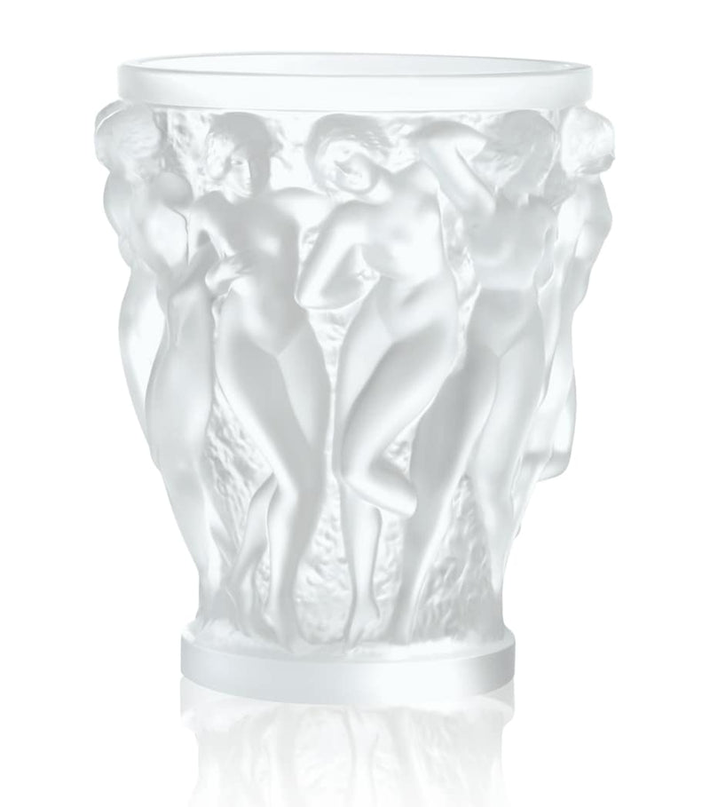 Lalique Bacchantes crystal vase 34.5cm - British product