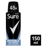 Sure Anti-perspirant Aerosol Invisible Ice Fresh Deodorant 150ml GOODS Boots   