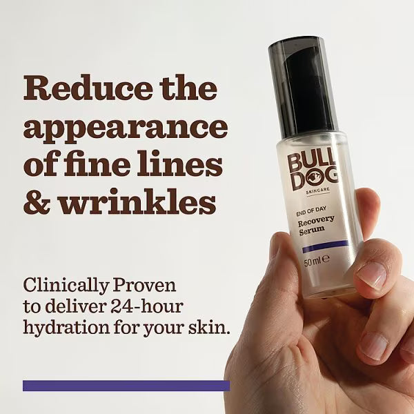 Bulldog End of Day Recovery Serum 50ml - British product