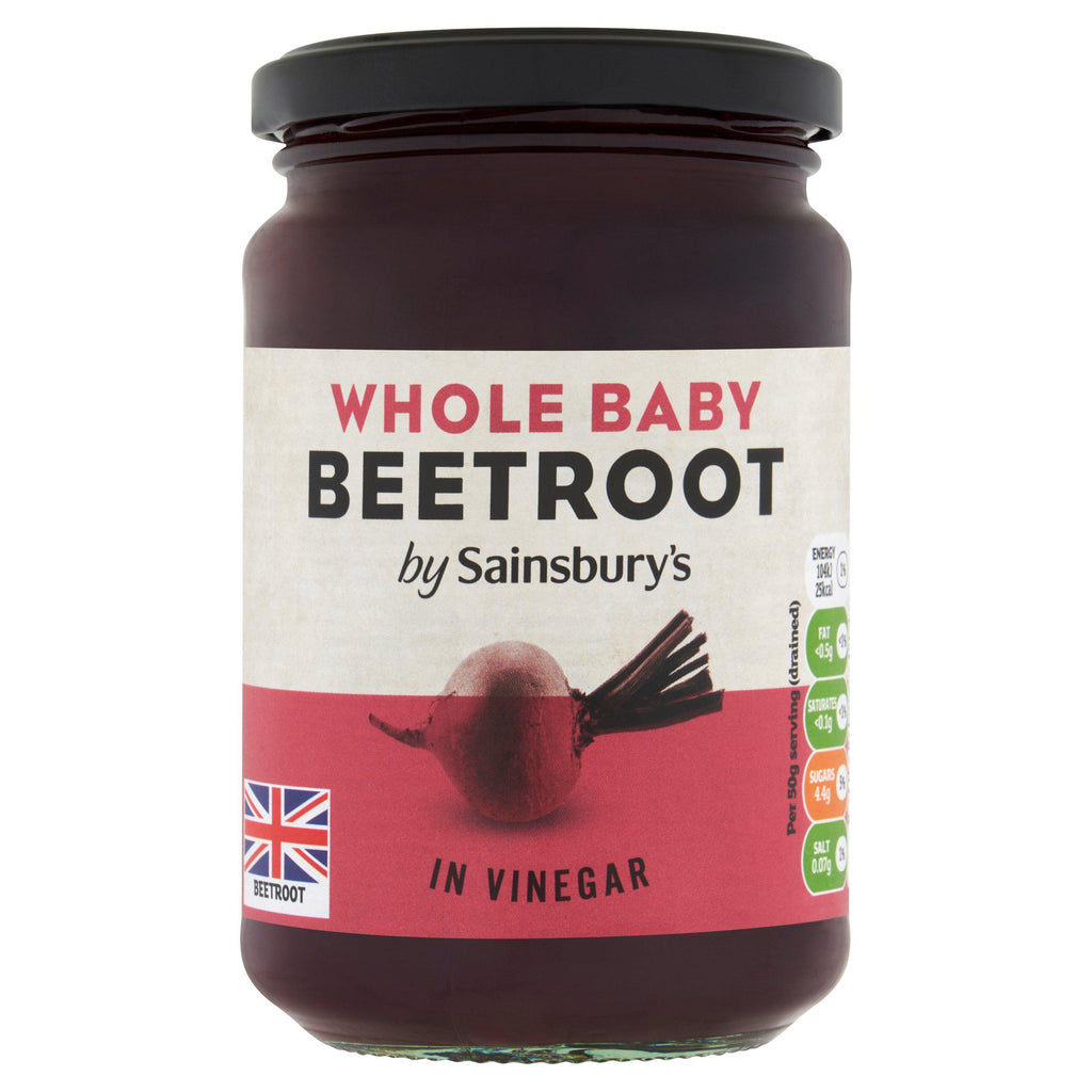 Sainsbury's Whole Baby Pickled Beetroot in Vinegar 340g (221g*)